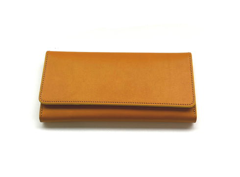 C/O. バイカラーレザーロングウォレット/Bicolor leather long wallet